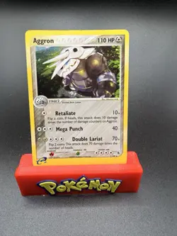 Aggron 1/109 Ruby and Sapphire Holo MP Pokemon Card Rare See Photos - Image 1