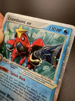Crawdaunt ex SWIRL! 99/110 2006 EX Holon Phantoms Pokemon Card Holo Rare - Hp - Image 2