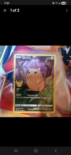 Pokemon TCG Celebrations Pikachu Holo Rare Card 005/025 NM/Mint Condition - Image 1