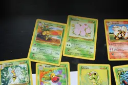 Vintage WOTC Pokemon Card Rare Lot - Base Set 2 - Lot of 24 - Rare C/U - Grass - Image 2
