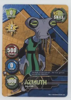 2008 Ben 10 Alien Force Collectible Cards Azmuth #135 - Image 1