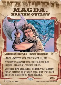 Magda, Brazen Outlaw - Extended Art Showcase Secret Lair NM MTG - Image 1