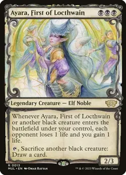 Ayara, First of Locthwain - Showcase MUL NM MTG - Image 1