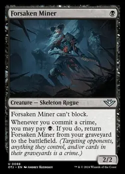 Forsaken Miner OTJ NM MTG - Image 1