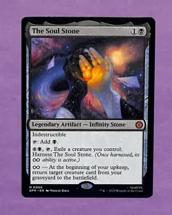 MTG The Soul Stone #0066 Marvel's Spider-Man Universes Beyond NM/Mint Artifact - Image 1