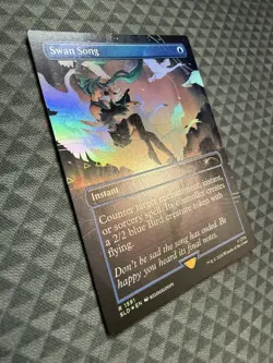 MTG Swan Song #1591 Rainbow Foil Rare Secret Lair Drop Series (SLD) - Image 3