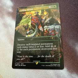 MTG Culling Ritual Borderless NM secret lair Promo Final Fantasy Magic 0001 - Image 2