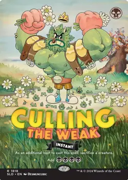 MTG Culling the Weak Secret Lair NM non-Foil Regular 1818 - Image 1