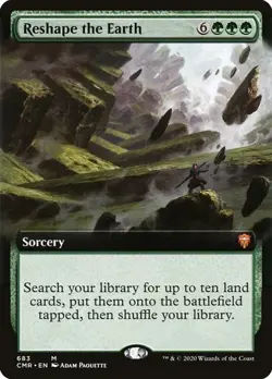 Reshape the Earth - Extended Art CMR NM MTG - Image 1