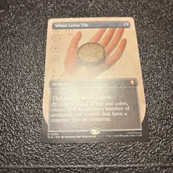 White Lotus Tile - (Borderless) Avatar: The Last Airbender Regular - Mtg - Image 1