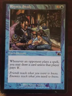 Rhystic Study - Prophecy ~LP~ Magic The Gathering - Image 1