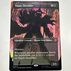 Super Shredder - Borderless NM, English Magic the Gathering MTG Teenage - Image 1