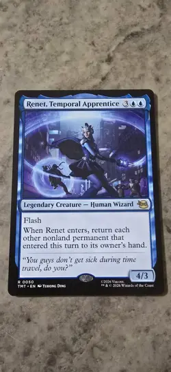 Renet, Temporal Apprentice Teenage Mutant Ninja Turtles Regular Rare MTG NM - Image 1