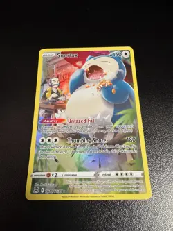 Full Art - Snorlax Pokemon Sword & Shield Lost Origin Trainer Gallery #TG10 - Image 2