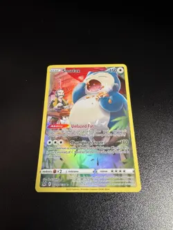 Full Art - Snorlax Pokemon Sword & Shield Lost Origin Trainer Gallery #TG10 - Image 3