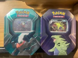Pokemon TCG Darkrai and Tyranitar Tins *Brand New* - Image 1