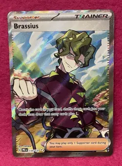 💚Brassius 135/131 💚Prismatic Evolutions Holo Full Art Pokemon TCG - Image 2