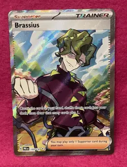 💚Brassius 135/131 💚Prismatic Evolutions Holo Full Art Pokemon TCG - Image 3
