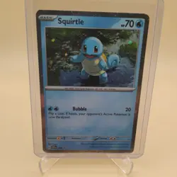 Squirtle 048 (Cosmos Holo) Scarlet & Violet Pokemon 151 Promo Swirl - Image 1