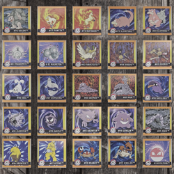 Artbox Pokemon Stickers Series 1 - 1-150 Complete Set - Image 5