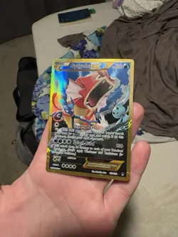 Pokemon TCG Gyarados EX 123/122 XY Breakpoint 2016 Secret Holo Rare - Image 1