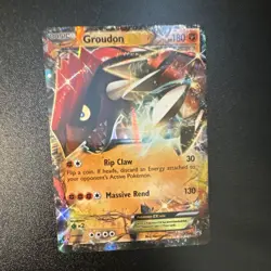 Pokemon Groudon EX XY42 XY Promo Holo Basic Ancient Rare - Image 1
