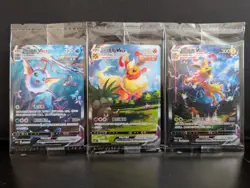 Pokemon TCG S-Chinese Jolteon Flareon Vaporeon Vmax CSHC-003-009 SEALED - Image 1
