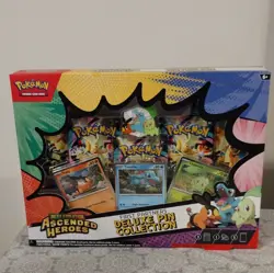 Pokemon TCG Mega Evolution Ascended Heroes Deluxe Pin Collection Promo - Image 1
