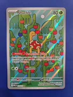 2025 Pokemon Mega Evolution Shuckle RC Illustration Rare #136/132 - Image 1