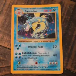 Pokemon TCG 1999 Gyarados Base Set Not Graded - Image 1