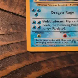 Pokemon TCG 1999 Gyarados Base Set Not Graded - Image 3