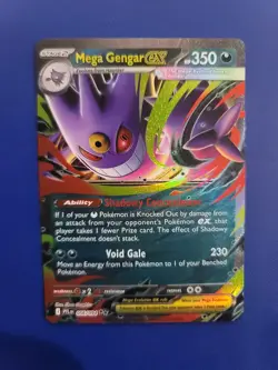Pokemon Mega Gengar ex 056/094 Me02: Phantasmal Flames Double Rare Holo English - Image 1