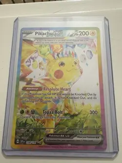 Pikachu EX SIR 238/191 Surging Sparks Near Mint Condition Pokemon Tcg - Image 2
