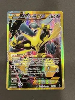 Alakazam EX 125/124 Fates Collide Secret Rare Holo Full Art - Pokemon TCG - Image 1