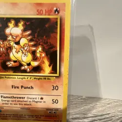 Wizards Magmar 36/102 Base Set Regular Uncommon Basic 50 HP Pokemon TCG - Image 2