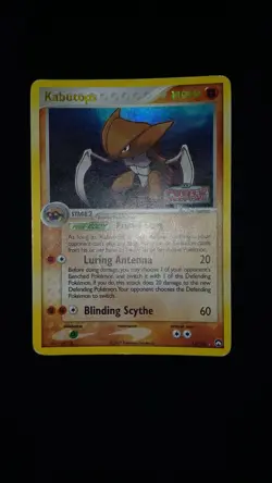 POKEMON KABUTOPS STAMPED EX POWER KEEPERS 10/108 ENG PL NO GOLD STAR CHARIZARD - Image 1