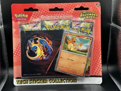 Pokemon TCG Mega Evolution Ascended Heroes Charmander Tech Sticker Collection - Image 1