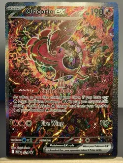 Oricorio ex 024 Phantasmal Flames Black Star Promo Full Art Pokemon TCG MT 🐦‍🔥 - Image 1