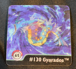 Vintage 1999 Pokemon Artbox Action Flipz Series One #65: Magikarp - Gyarados - Image 4
