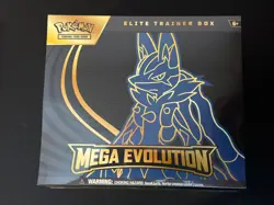 Pokemon TCG Mega Evolution Lucario Elite Trainer Box ETB New/ Factory Sealed🔥 - Image 1