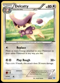 Pokemon - Delcatty (#19) #19/30 - XY Trainer Kit: Latias & Latios Common - Image 1