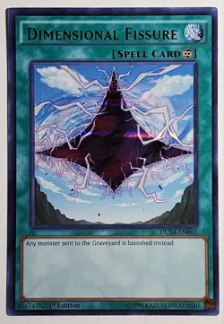 Yugioh Dimensional Fissure DUSA-EN060 Ultra Rare 1st Edition - Image 1