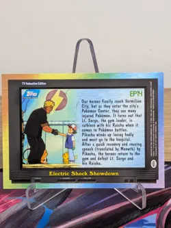 EP14 ELECTRIC SHOCK SHOWDOWN #136 TOPPS TRADING CARDS SERIES 2 POKEMON LP - Image 2