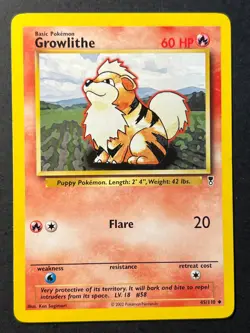 Growlithe 45/110 Legendary Collection Uncommon - Pokemon Card Near Mint - Image 1