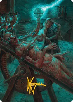 Rooftop Storm Art Card (Gold-Stamped Signature) [Innistrad Remastered Art Series - Image 1