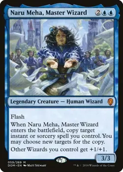 Naru Meha, Master Wizard DOM NM MTG - Image 1