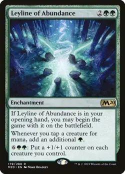 Leyline of Abundance M20 NM MTG - Image 1