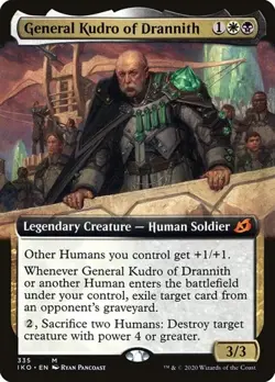 General Kudro of Drannith - Extended Art IKO NM MTG - Image 1