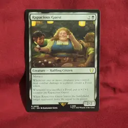 Rapacious Guest 0028 Non Foil Rare LOTR Commander MTG Near Mint - Image 1