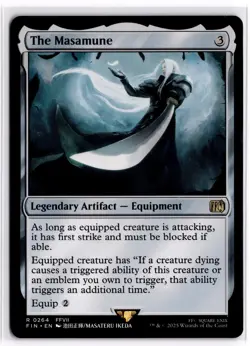 The Masamune 264 Rare FINAL FANTASY Magic: The Gathering Near Mint - Image 1